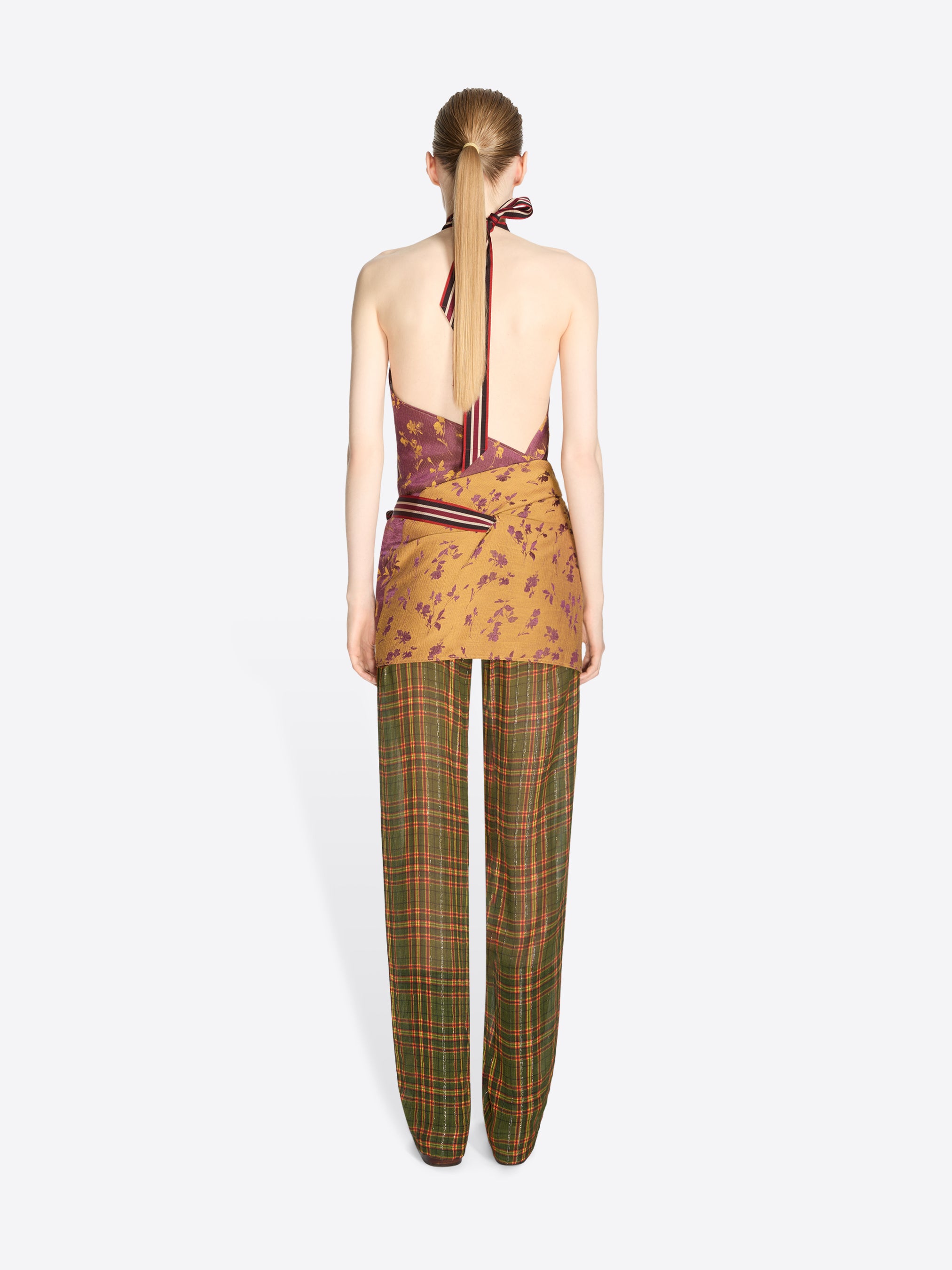 トップス Tapeyarn Jacquard Camisole 24,200 yen Jacquard wrap top - Autumn-Winter Women | Dries Van Noten