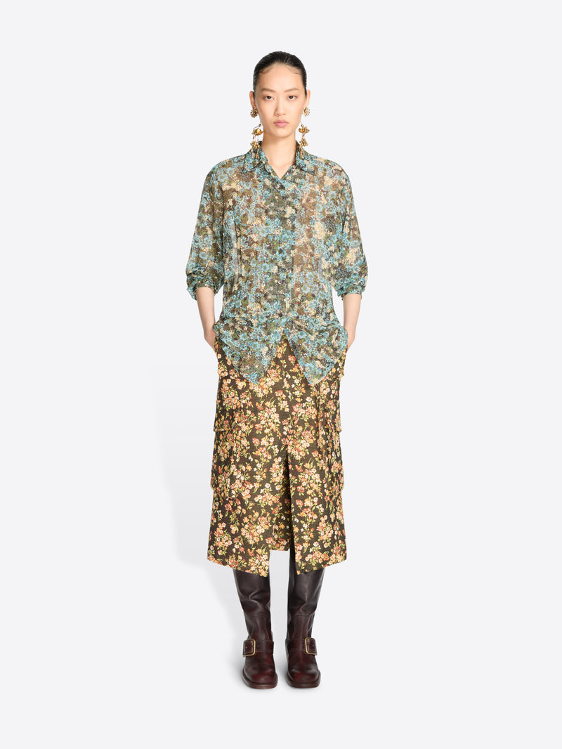 Pleated shirt