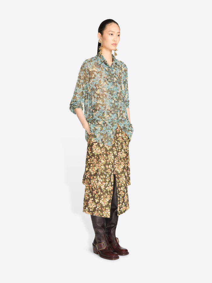 Pleated shirt