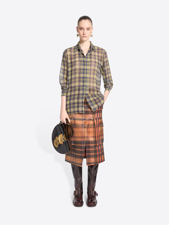 Chemise à plis