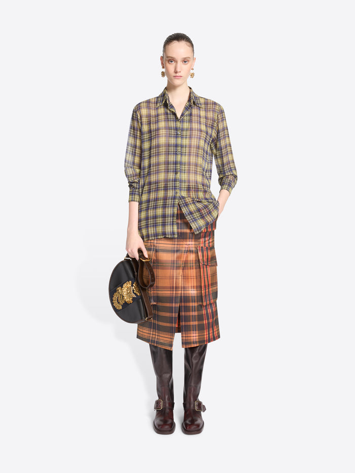 Pleated shirt