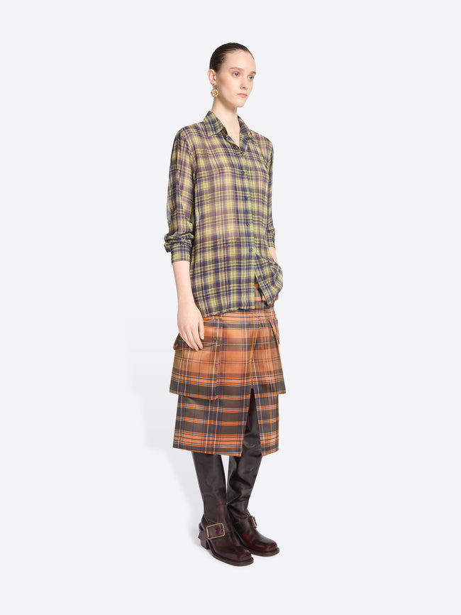 Chemise à plis