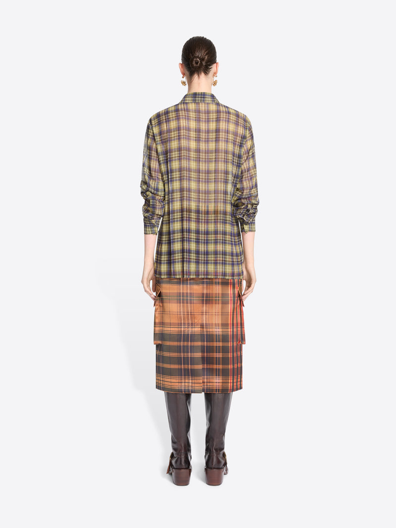 Pleated shirt