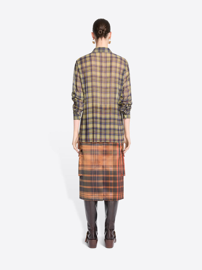Pleated shirt