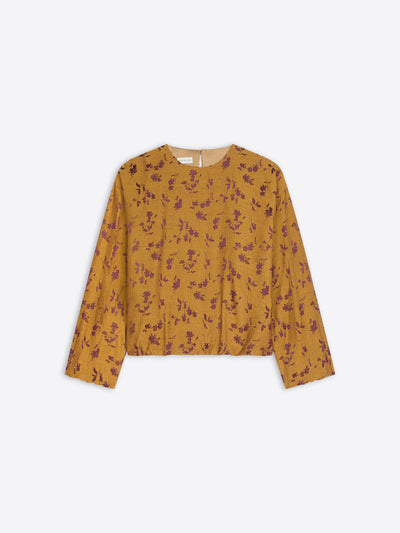 Jacquard cocoon top