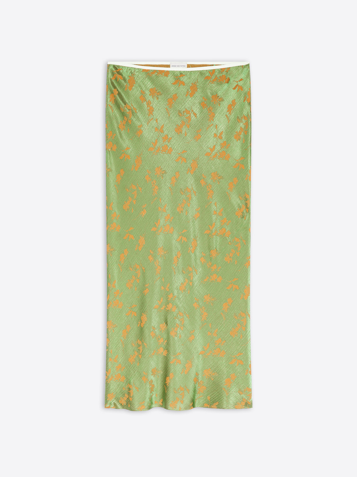 Jacquard midi skirt