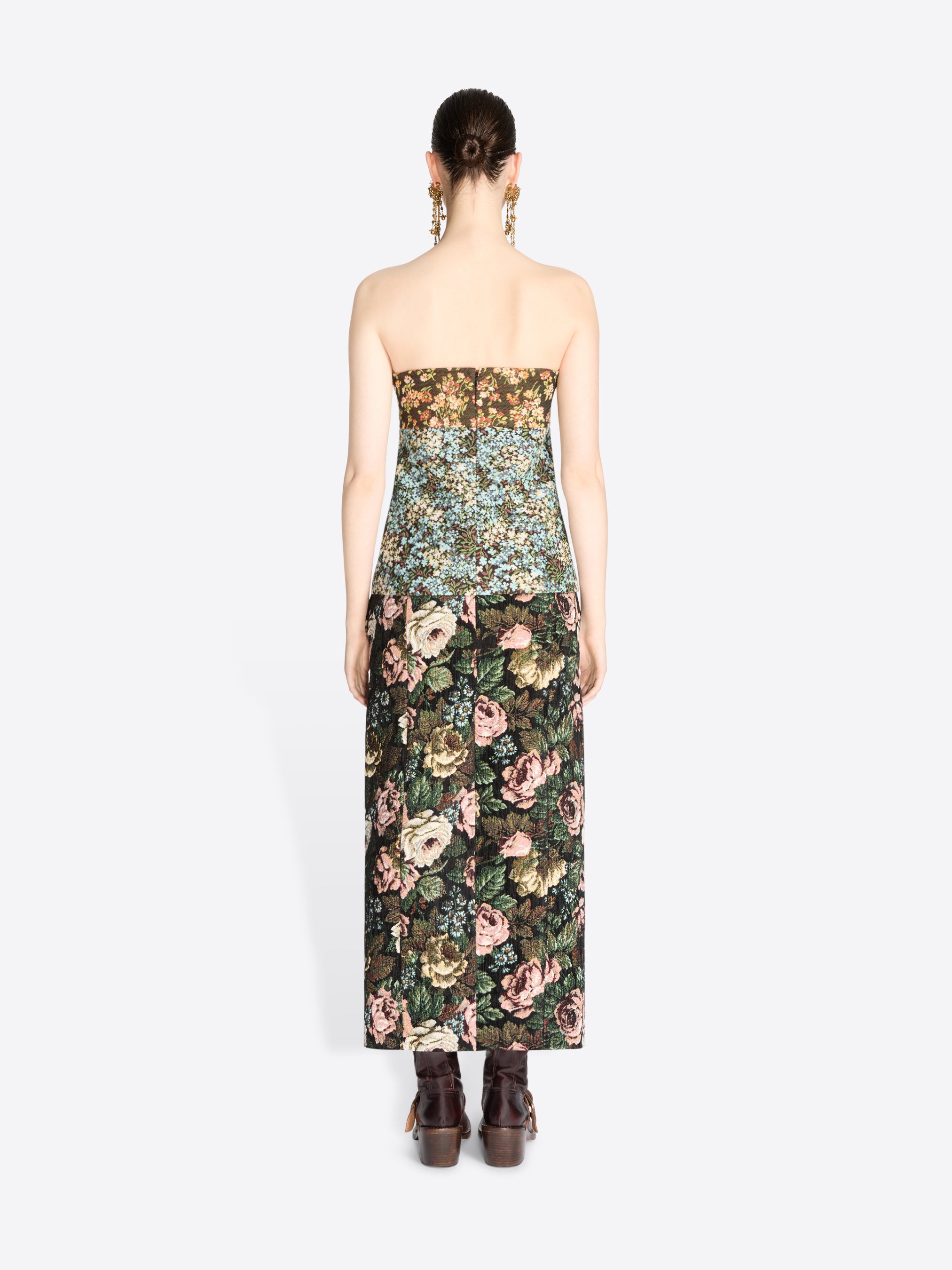 Floral bustier top - Autumn-Winter Women | Dries Van Noten