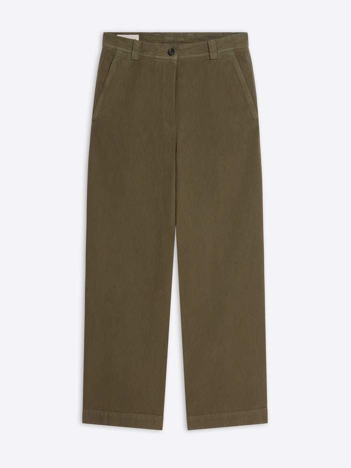 Overdyed cotton pants