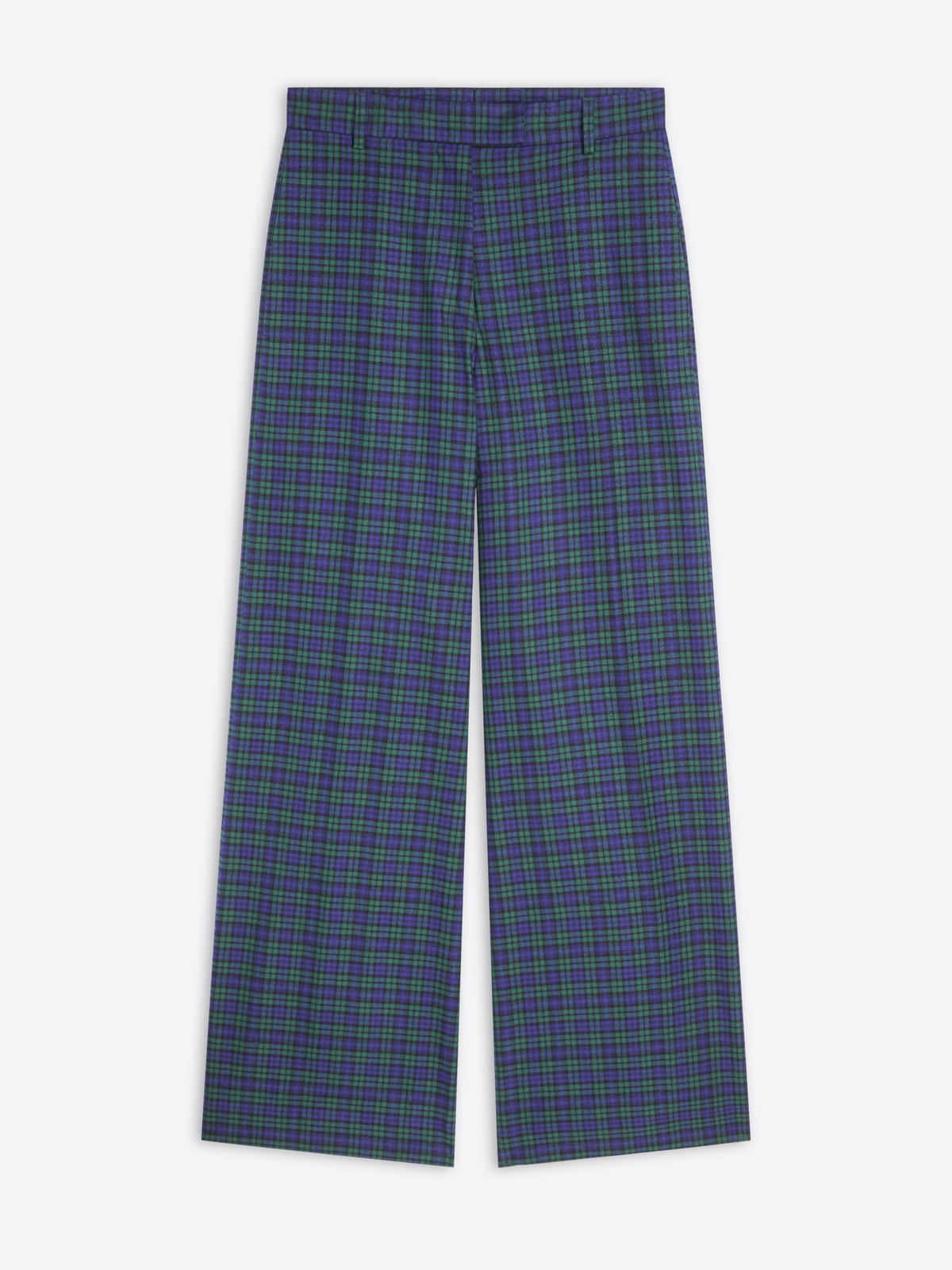 Wide leg cotton pants