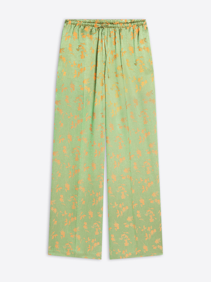 Elasticated jacquard pants