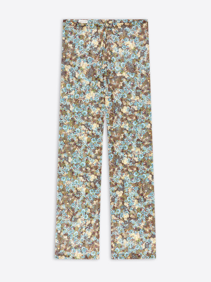 Elasticated pleated pants