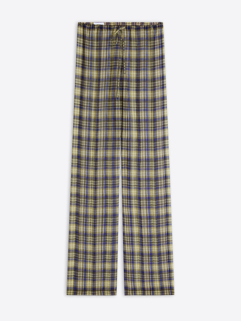 Elasticated pleated pants