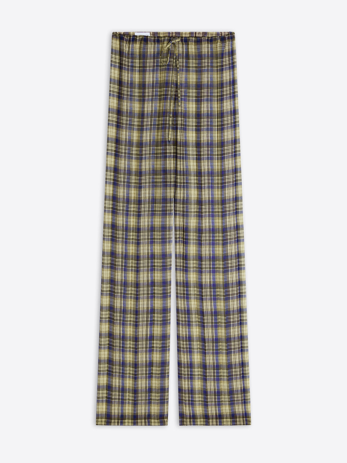 Elasticated pleated pants