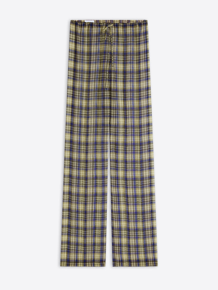 Elasticated pleated pants