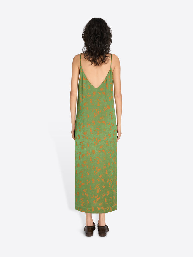 Jacquard slip dress