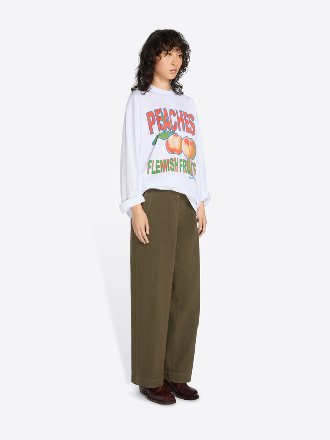 Long sleeve cotton tee