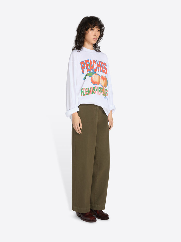 Long sleeve cotton tee