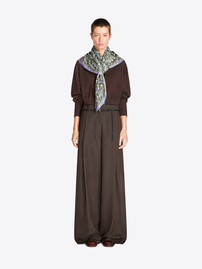 Silk square scarf