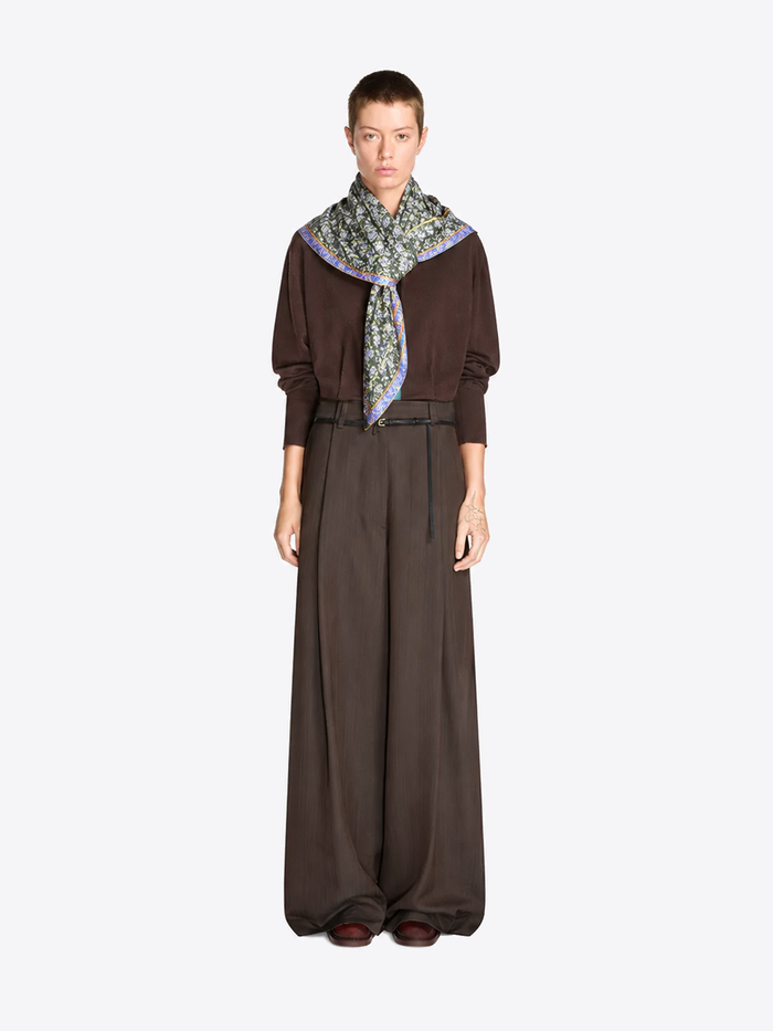 Silk square scarf