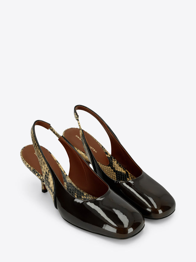 Escarpins en cuir