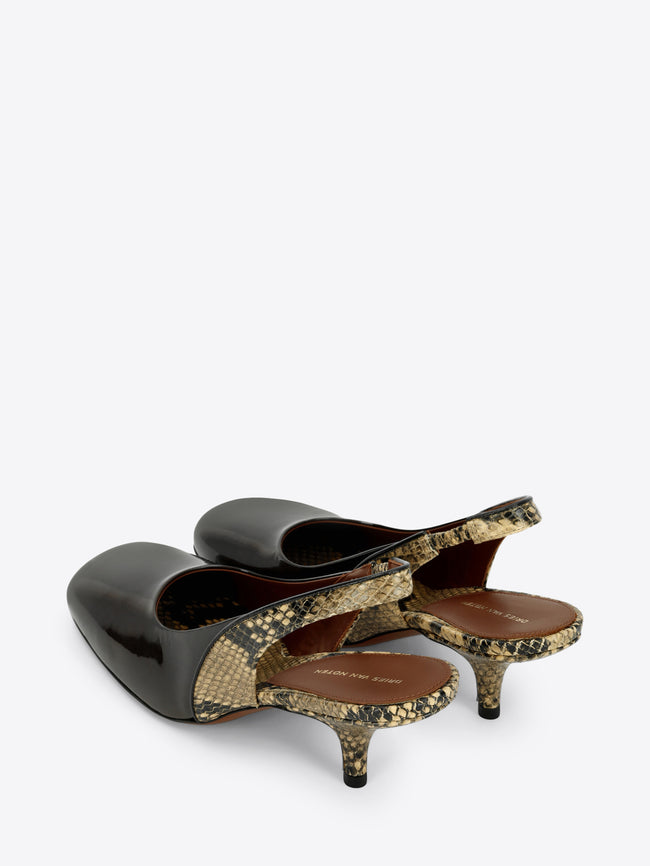 Escarpins en cuir
