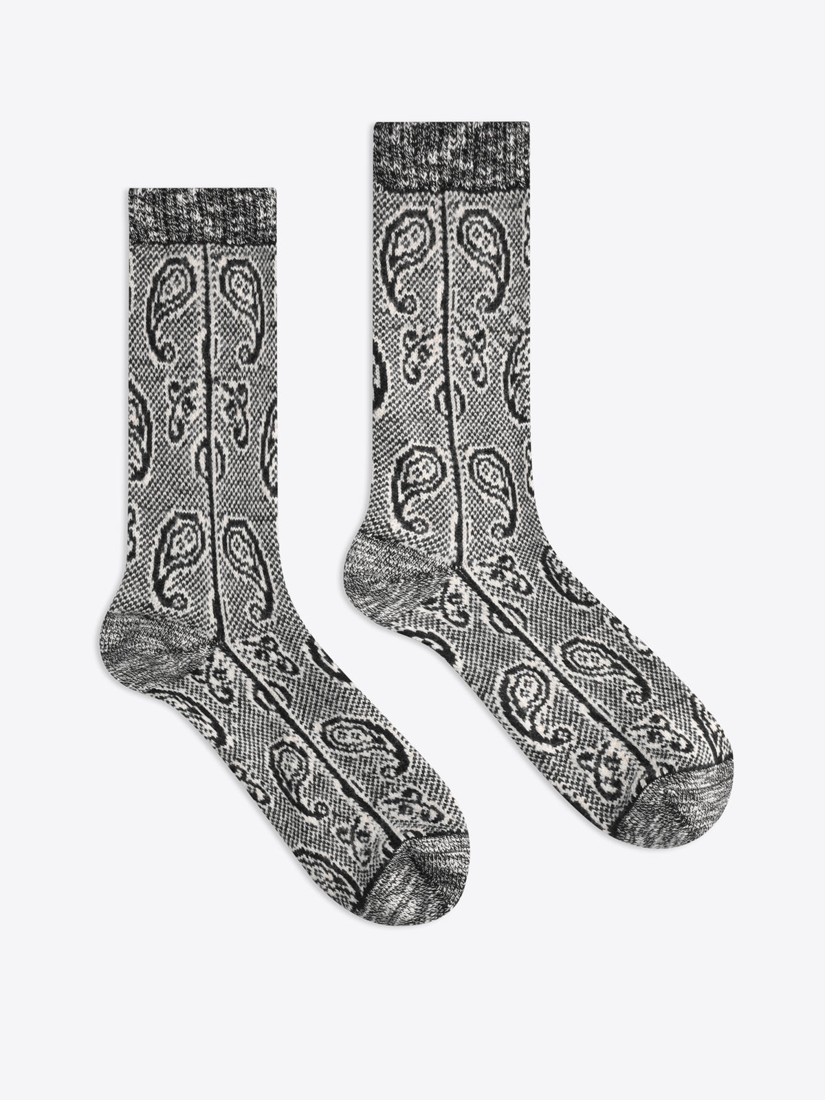 Jacquard wool socks