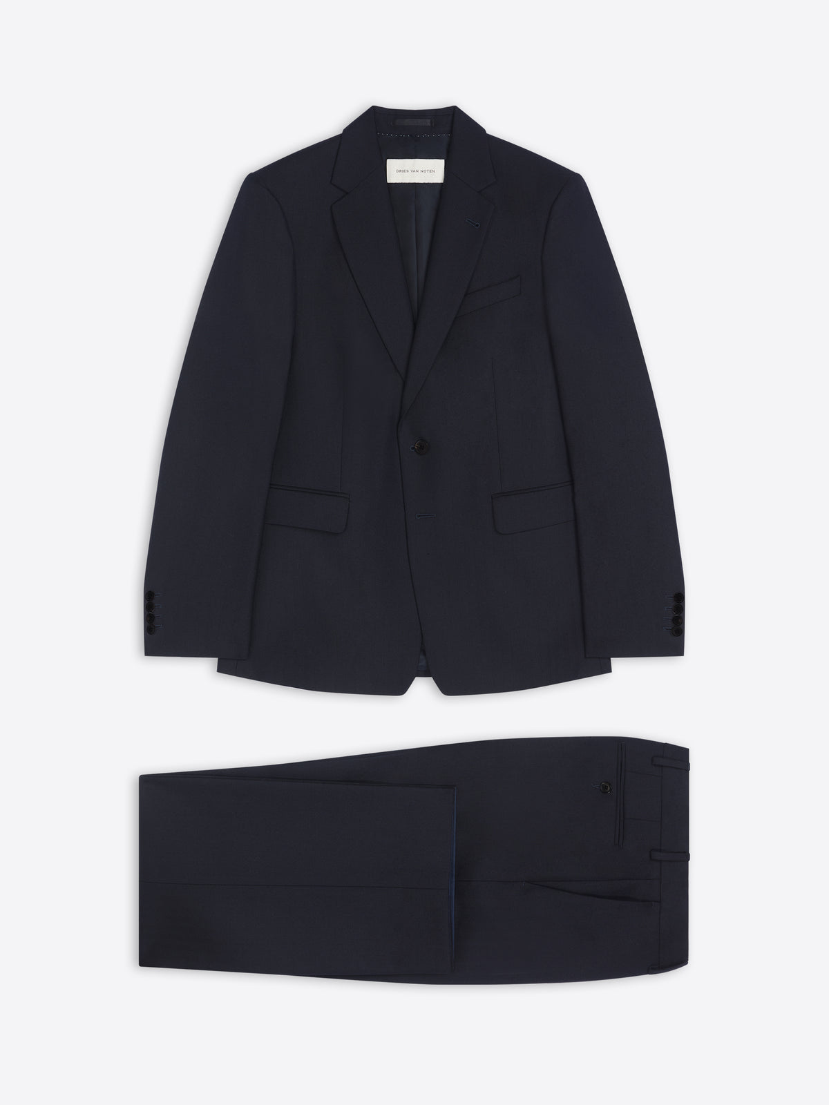 Darksuit jacket and pants on a white background