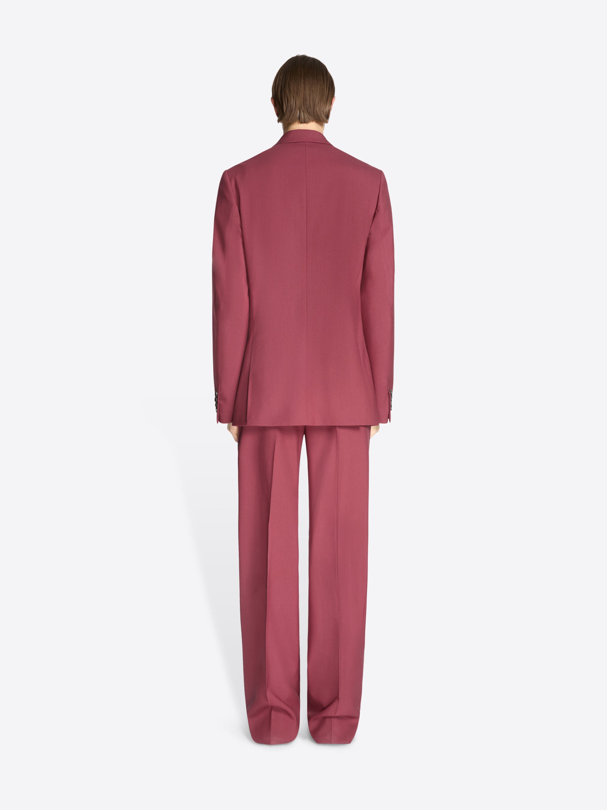 Double-breasted wool toile suit - Autumn-Winter Men | Dries Van Noten