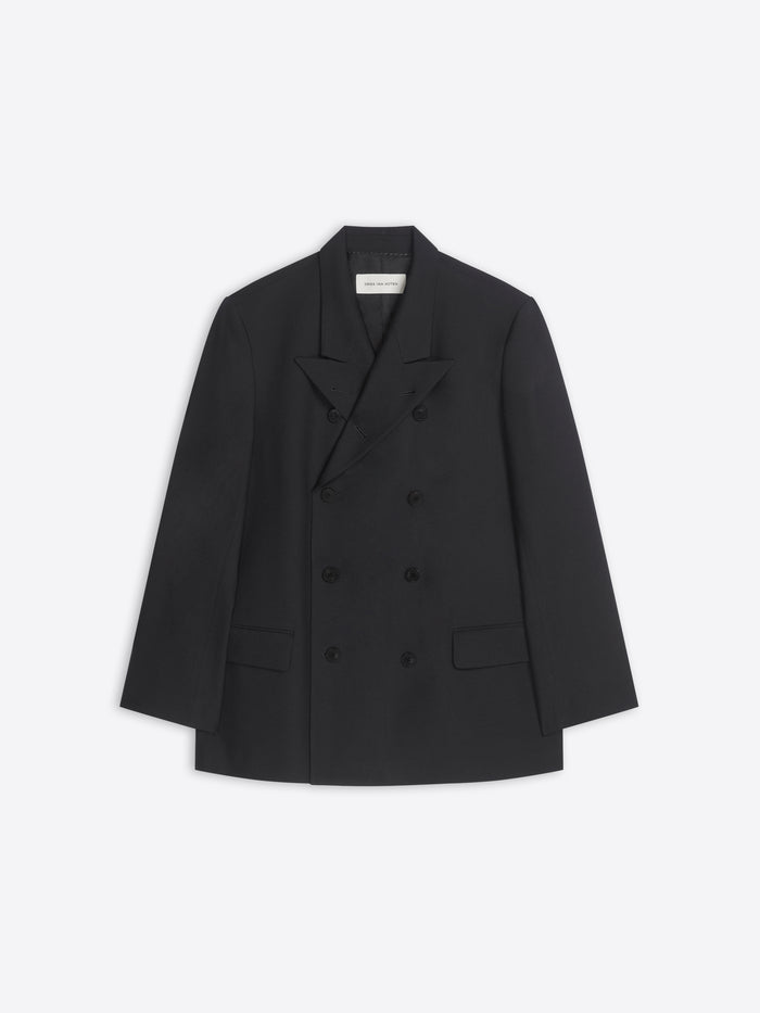 Black blazer on a white background