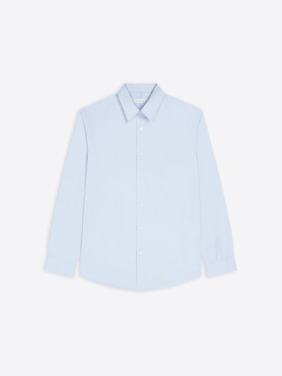 Light blue shirt on a white background