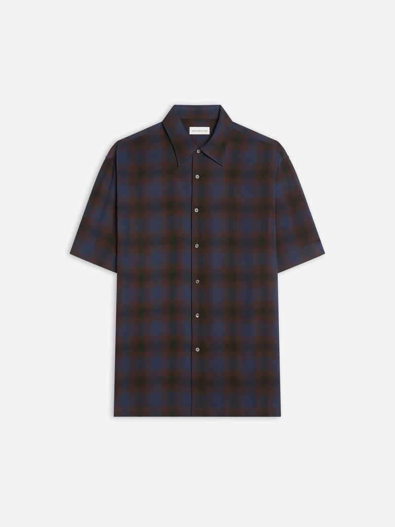 Plaid shirt on a white background