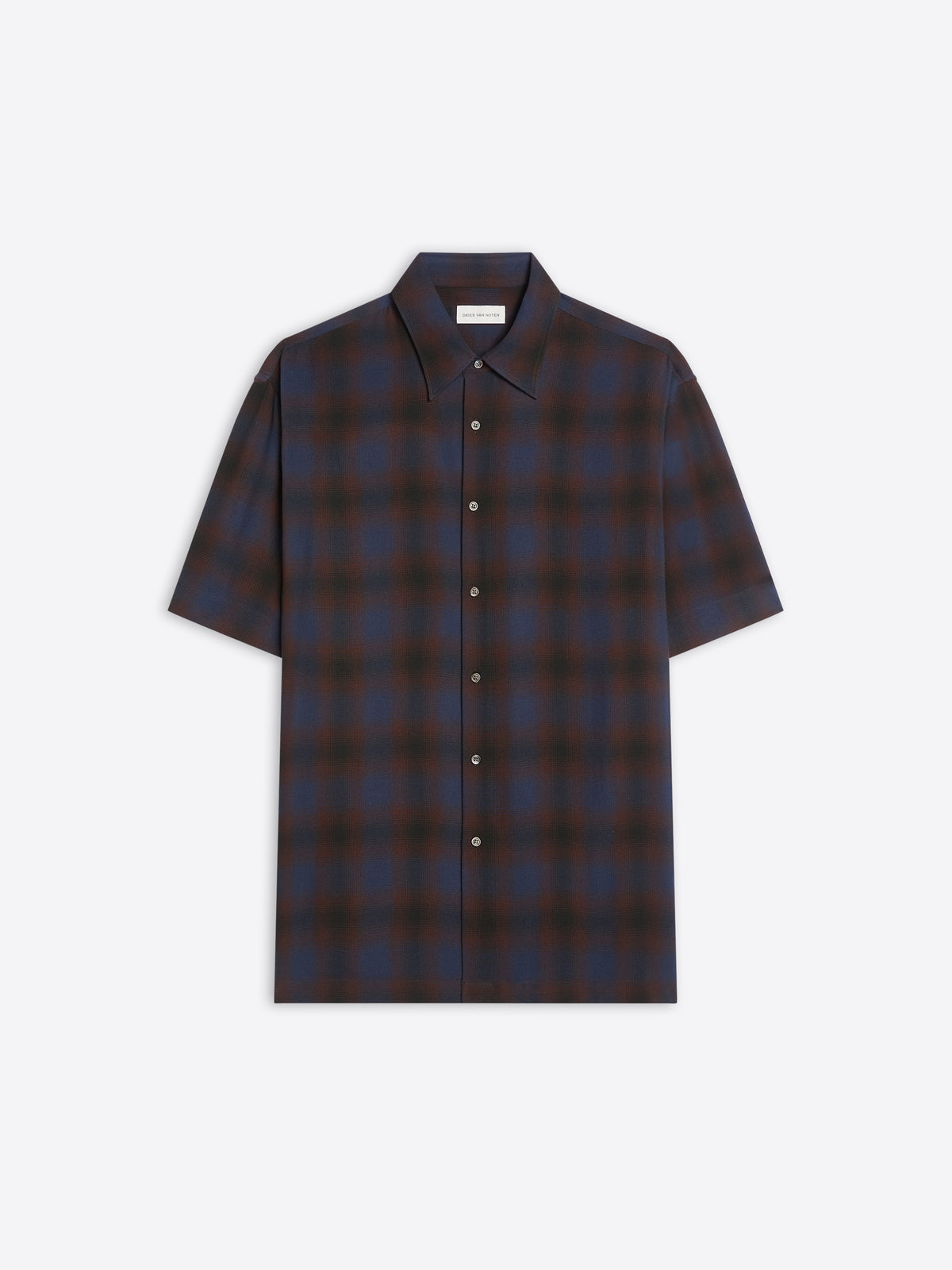 Plaid shirt on a white background