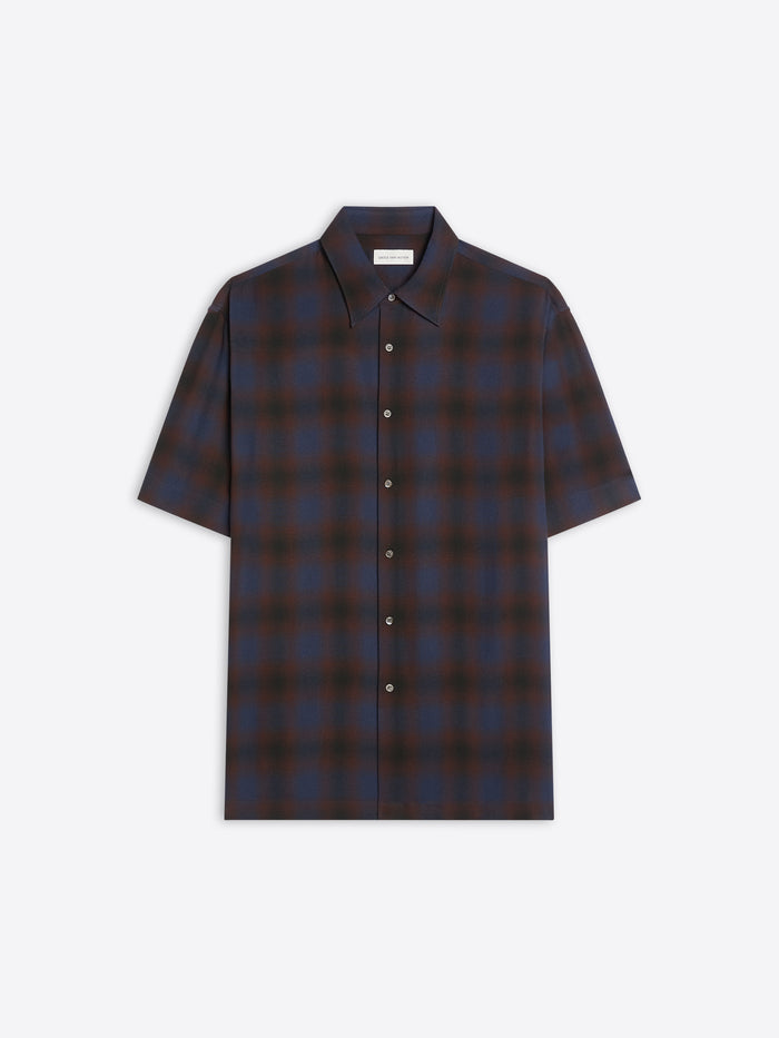 Plaid shirt on a white background