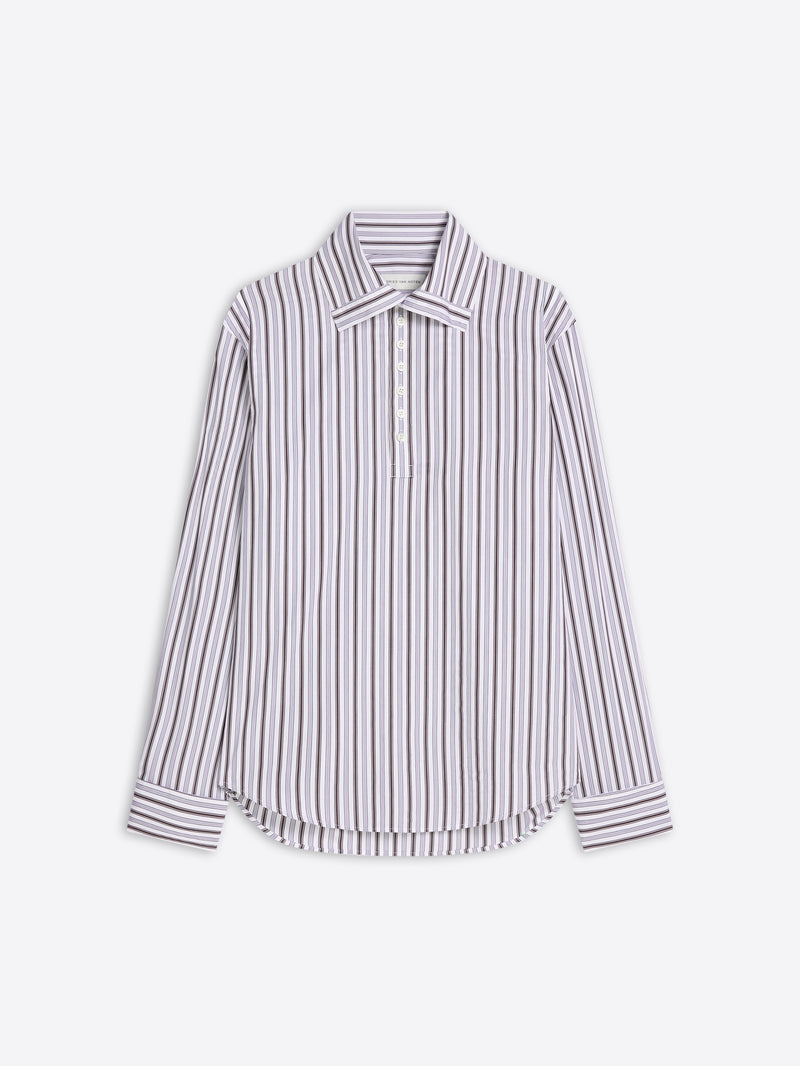 Striped shirt on a white background