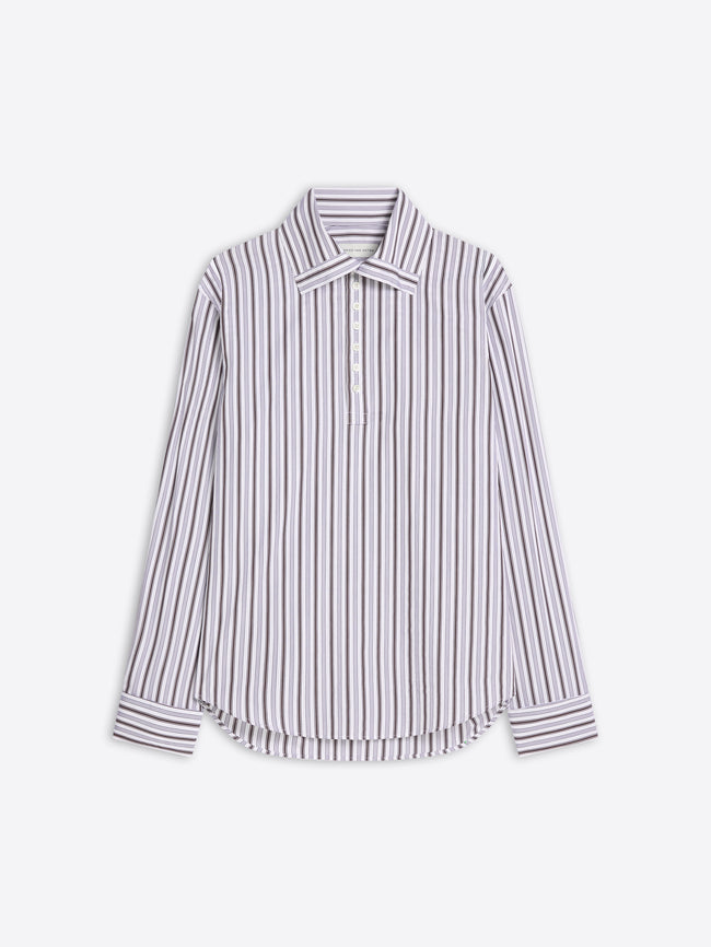 Striped shirt on a white background