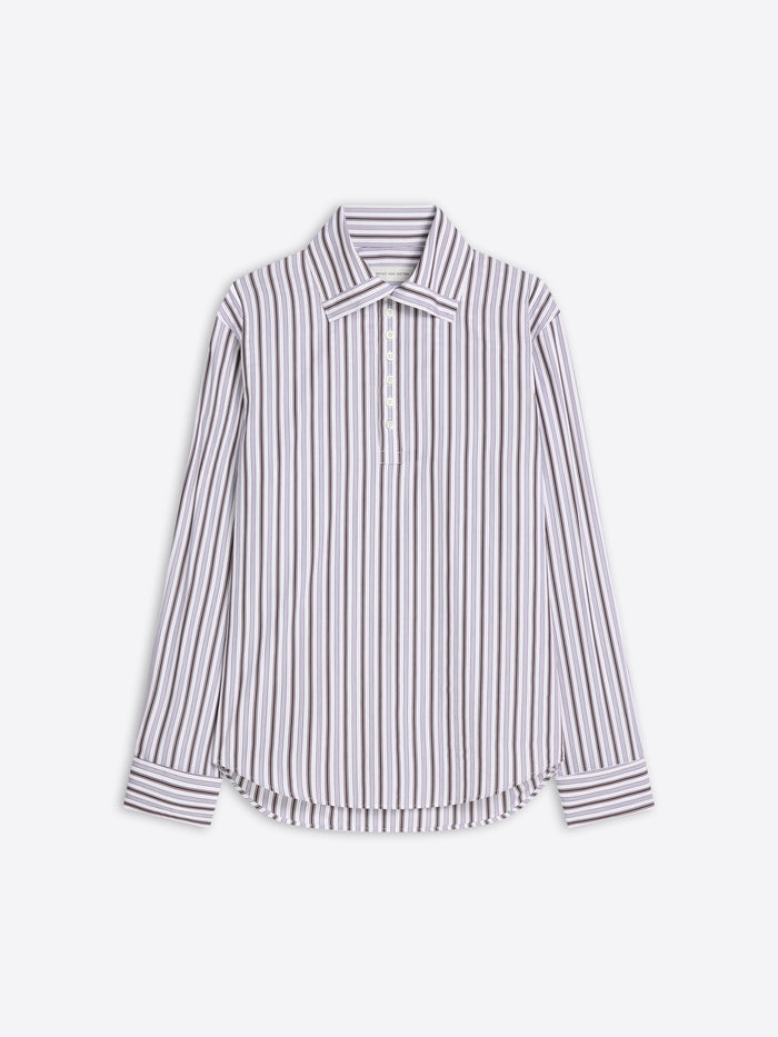 Striped shirt on a white background