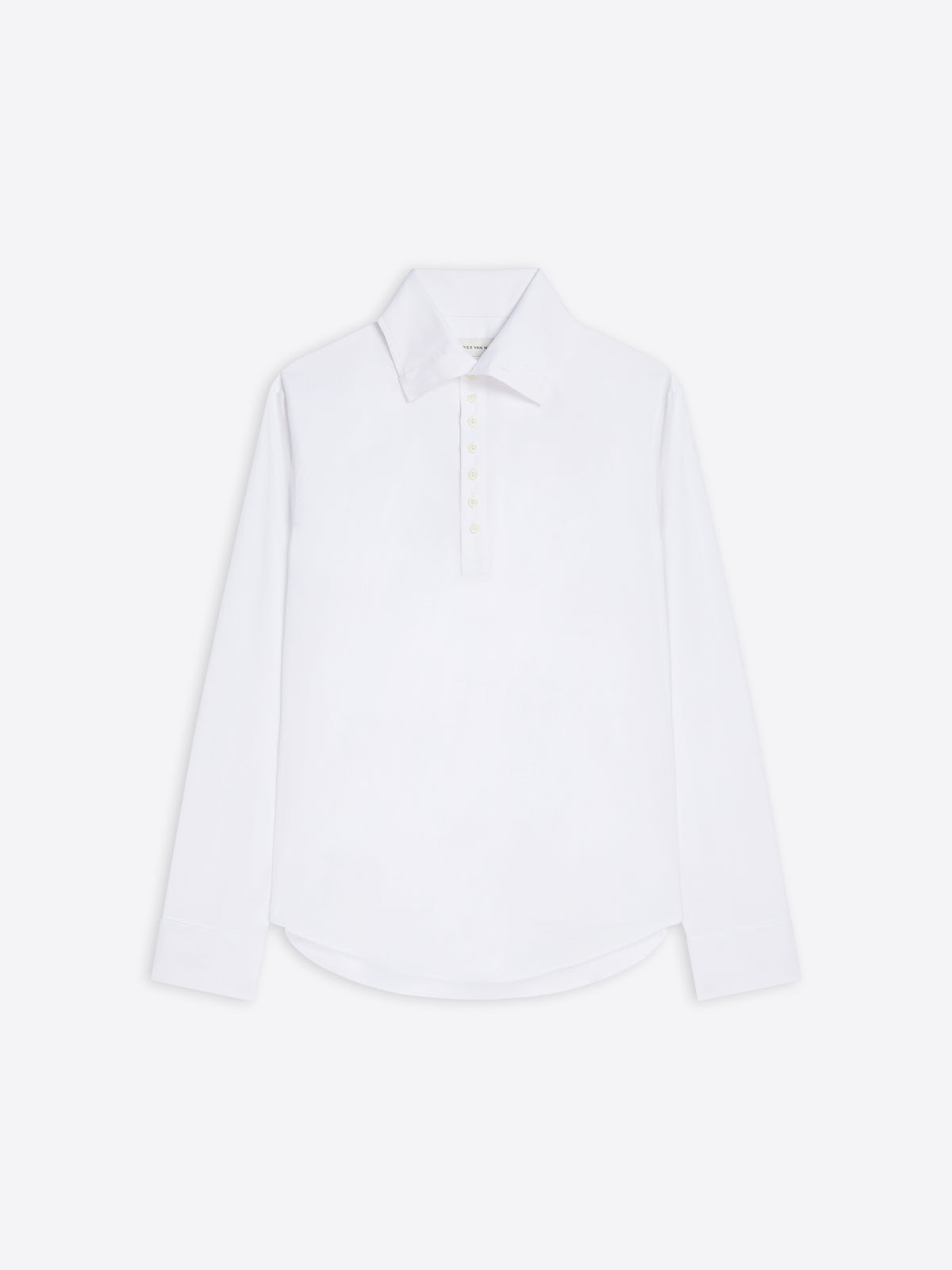 White shirt on a white background