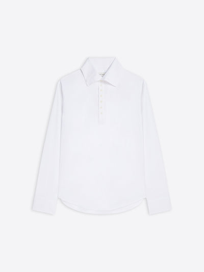 White shirt on a white background