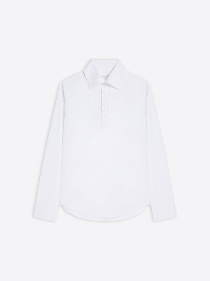 White shirt on a white background
