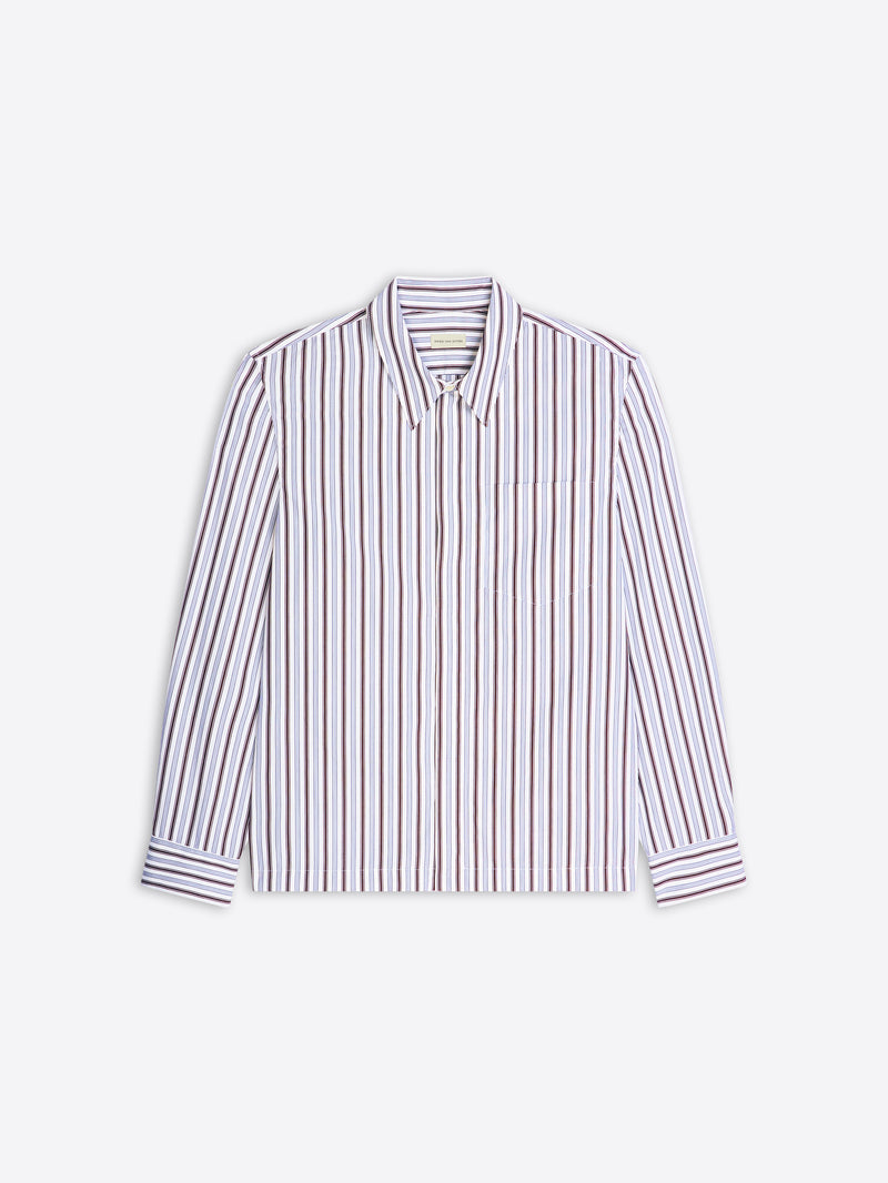 Striped shirt on a white background