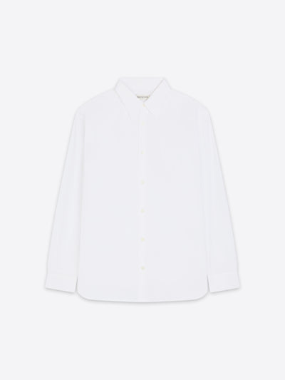 White shirt on a white background