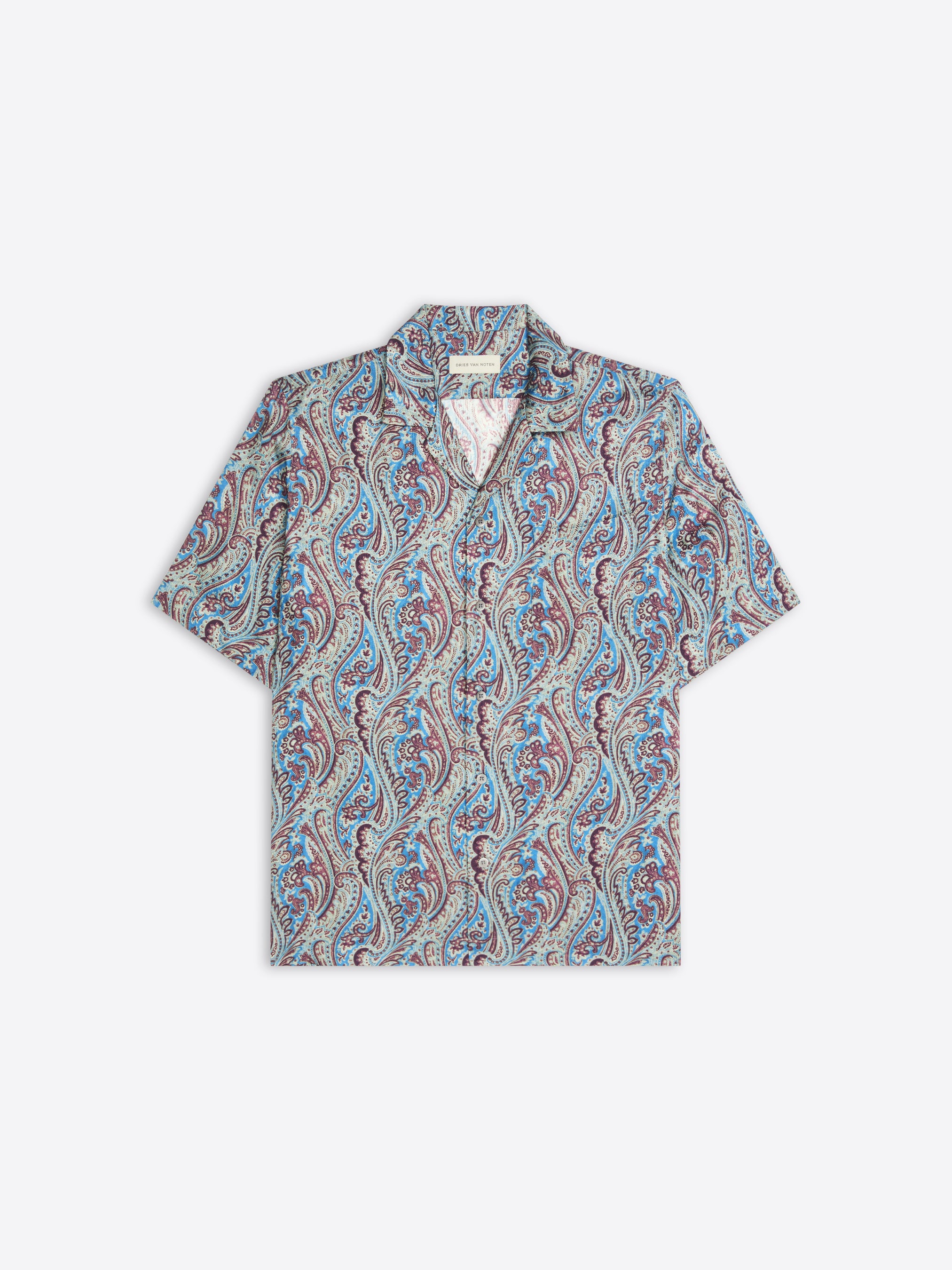 Boxy jacquard shirt - Autumn-Winter Men | Dries Van Noten
