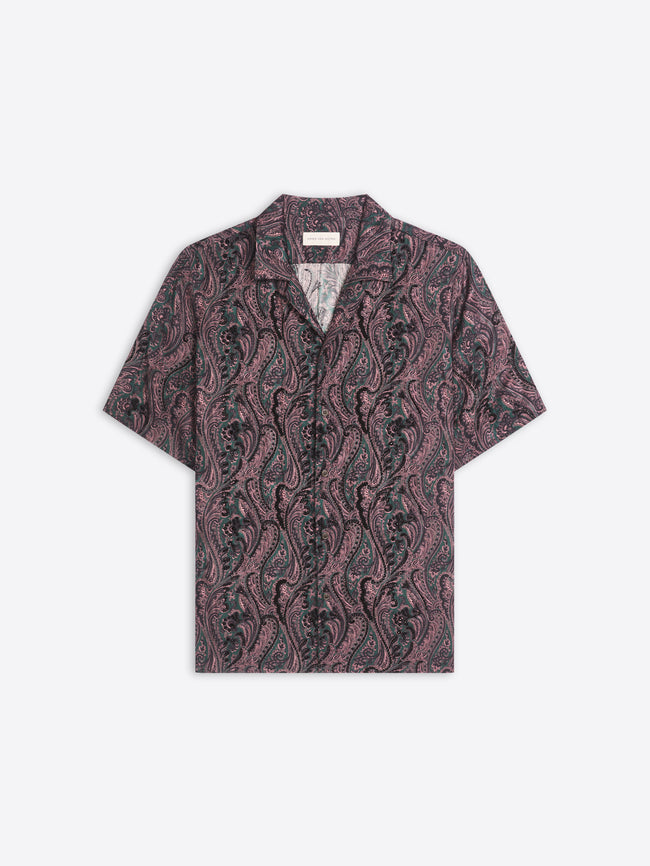 Patterned shirt on a white background