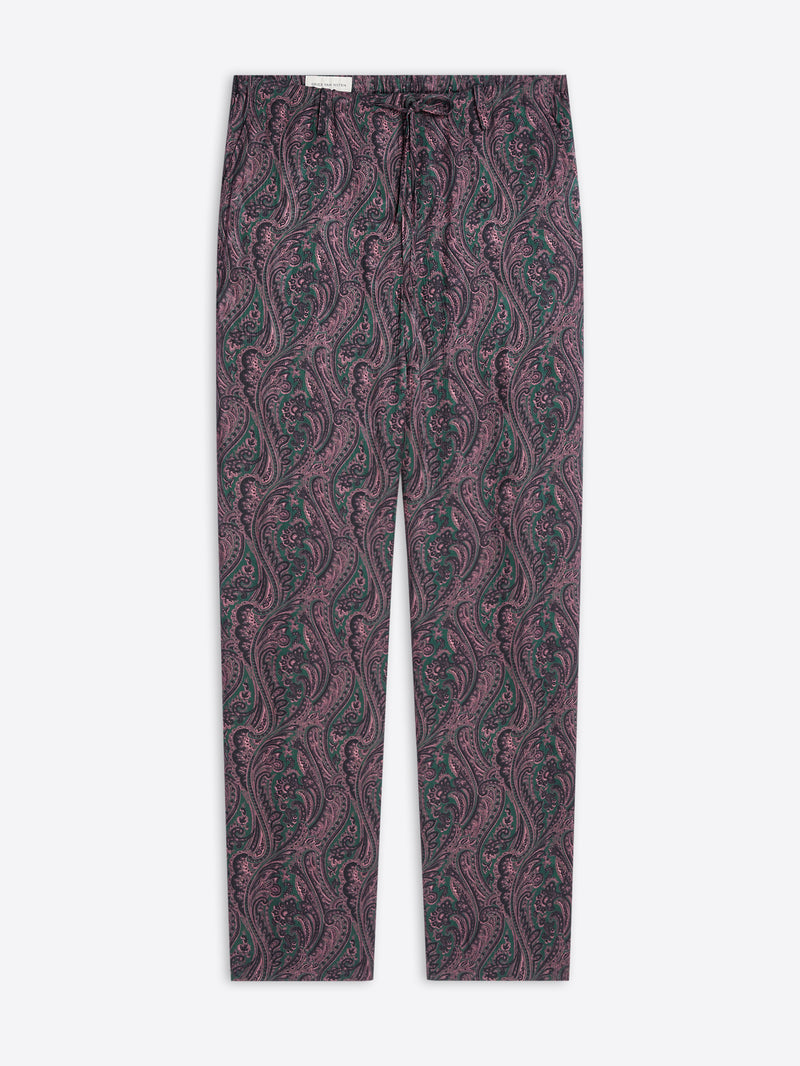 Patterned pants on a white background