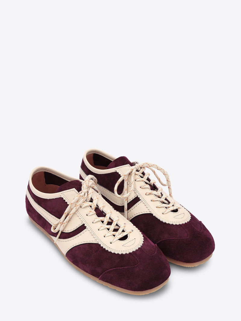 Suede sneakers