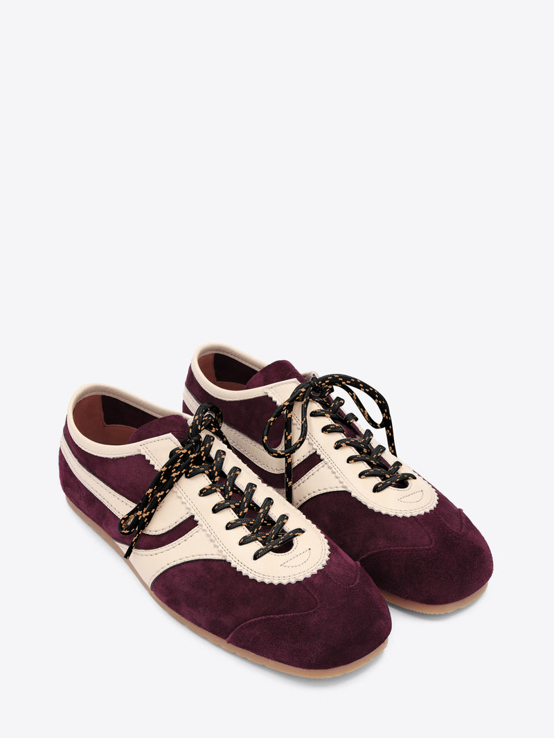 Suede sneakers