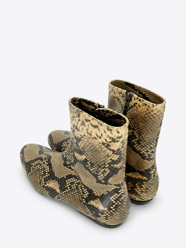 Leather sock boots