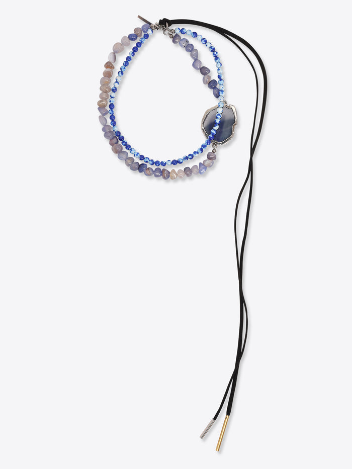 Lace stone necklace