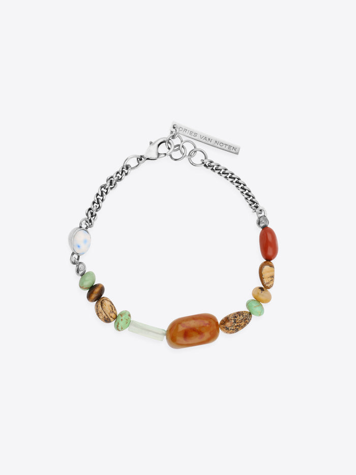 Multicolored stone bracelet