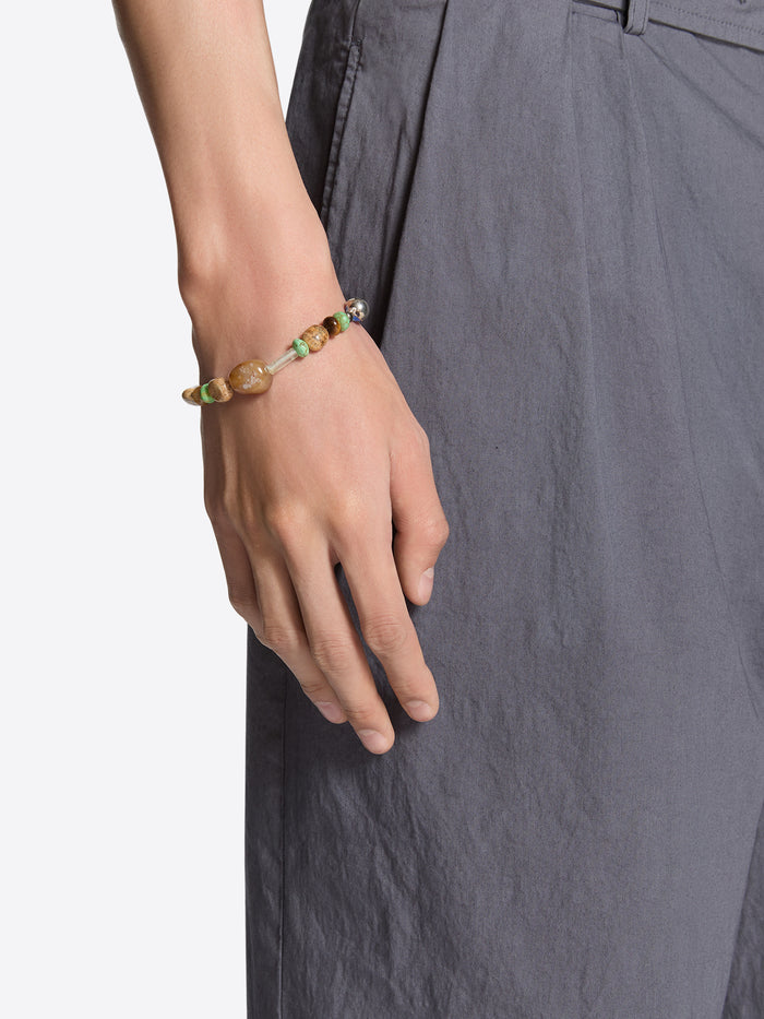 Multicolored stone bracelet